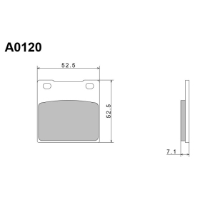 Nissin Brake Pads Suzuki / Kawasaki 250-1200cc 83-16