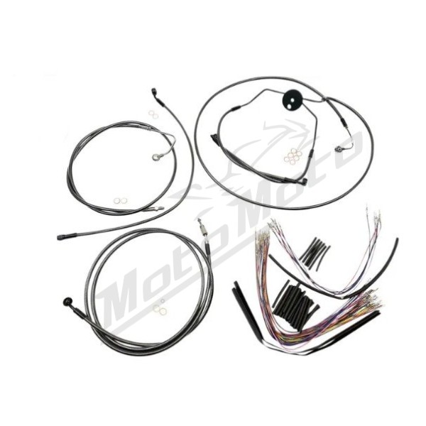 MAGNUM SHIELDING Black Pearl Handlebar Installation Kit 38/43cm Harley Davidson FLHRSE / FLHXSE / FLHTCUSE 1800 21-24