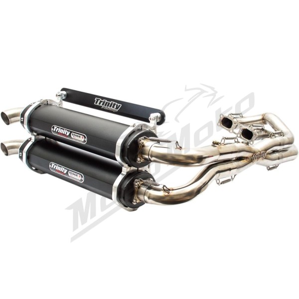TRINITY RACING Stage 5 Dual Exhaust System POLARIS RZR XP 1000 15-22