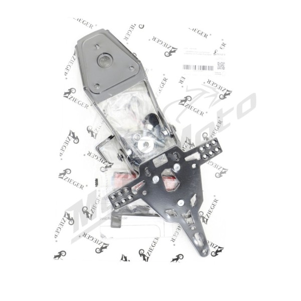 ZIEGER PRO A tipo valstybinio numerio laikiklis Harley Davidson FLSTF / Triumph Tiger Sport 660-1690 12-26