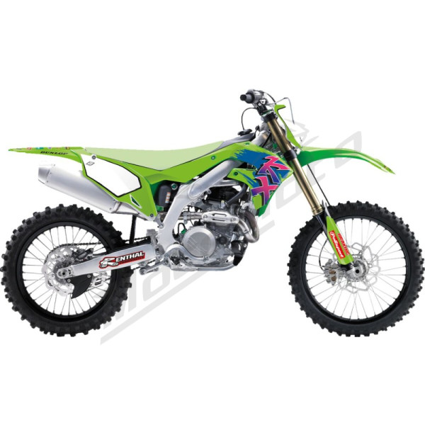 Blackbird Racing Grafikos lipdukų rinkinys „Retro“ Kawasaki KX 250-450cc 19-24