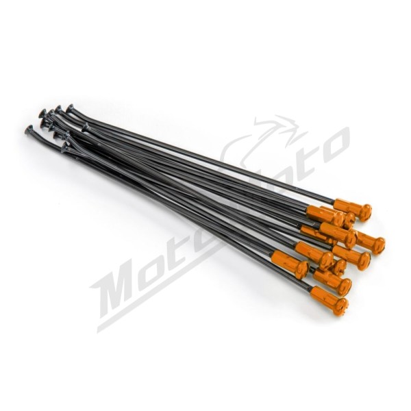 KITE Rear Wheel Spoke And Nipple Replacement Kit Black 18" 12vnt.