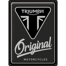 Metal tin sign TRIUMPH ORIGINAL Motorcycles 30x40