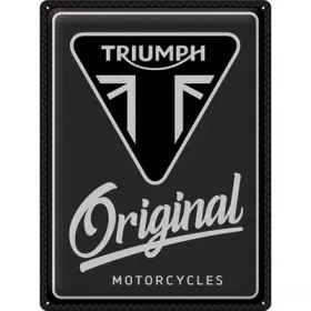 Metal tin sign TRIUMPH ORIGINAL Motorcycles 30x40
