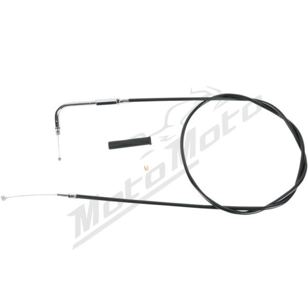 DRAG SPECIALTIES Black Vinyl Throttle/Idle Cable Harley Davidson FLHR / FLHRCI / FLHRI 1340-1450cc 96-01