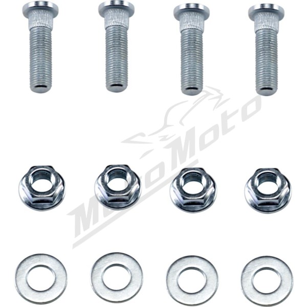 MOOSE OFFROAD Wheel Stud/Nut Kit Polaris Hawkeye 300-400cc 06-11