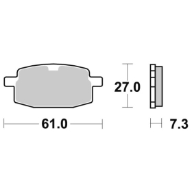 Sbs Brakepads 111HF Ceramic
