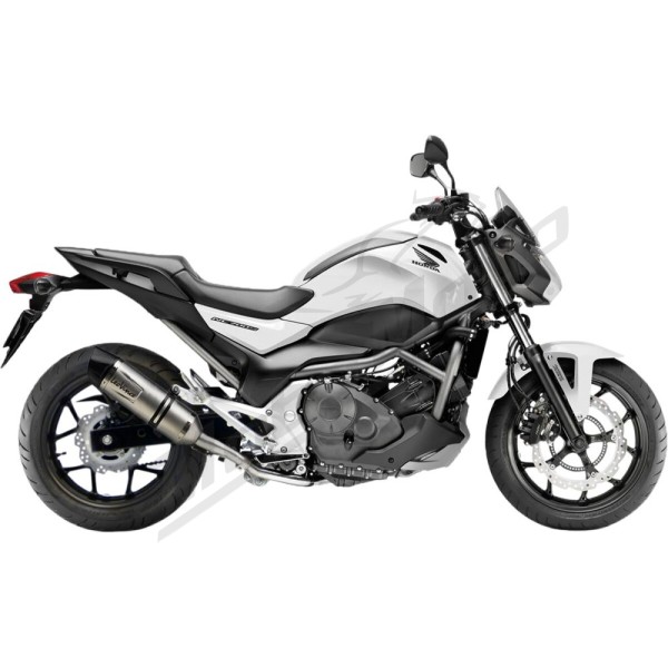 LEOVINCE LV One Evo Stainless Steel Slip-On Muffler HONDA NC 700-750 12-15