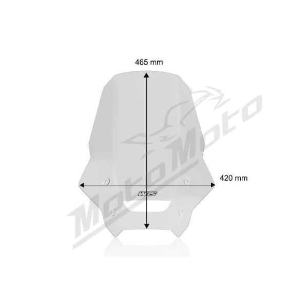 WRS Windscreen Honda NX 500 A 24-25