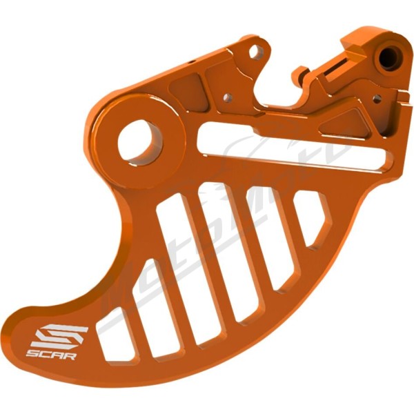 SCAR Galinių stabdžių disko apsauga ORANŽINĖ KTM EXC/EXC-F 250-500 08-23/HUSQVARNA TE/FE 125-501