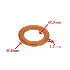 Poveržlė 10x16x1,5mm 1vnt