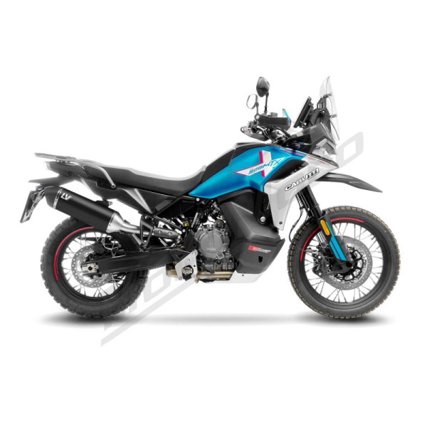 LEOVINCE LV-14 Black Edition Slip-On Muffler Stainless Steel / Carbon Fiber CF Moto / Husqvarna / KTM 790-901 19-26 