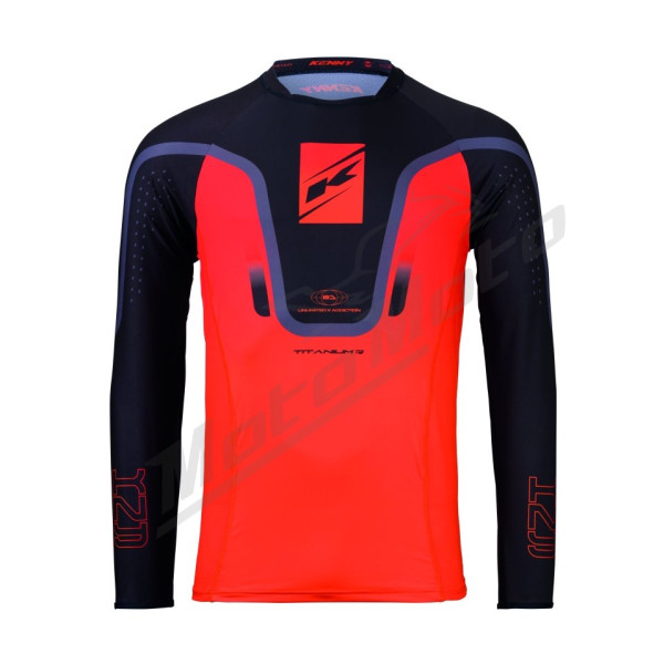 Kenny racing cross/enduro jersey titanium black color black size m