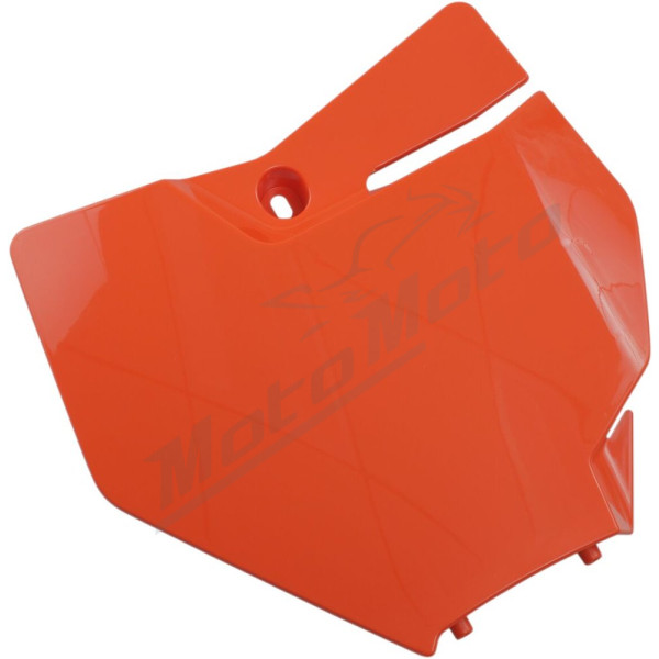 UFO Orange Replacement Front Number Plate KTM SX 85cc 18-24