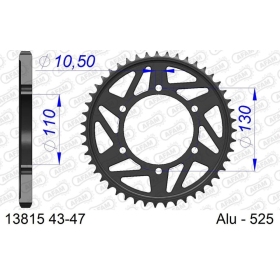 AFAM Aluminium Rear Sprocket 525 43-47 teeth