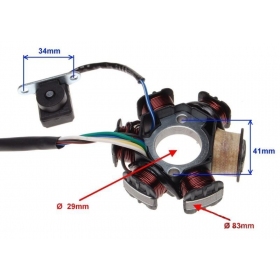 Stator ignition ATV 110cc 4T