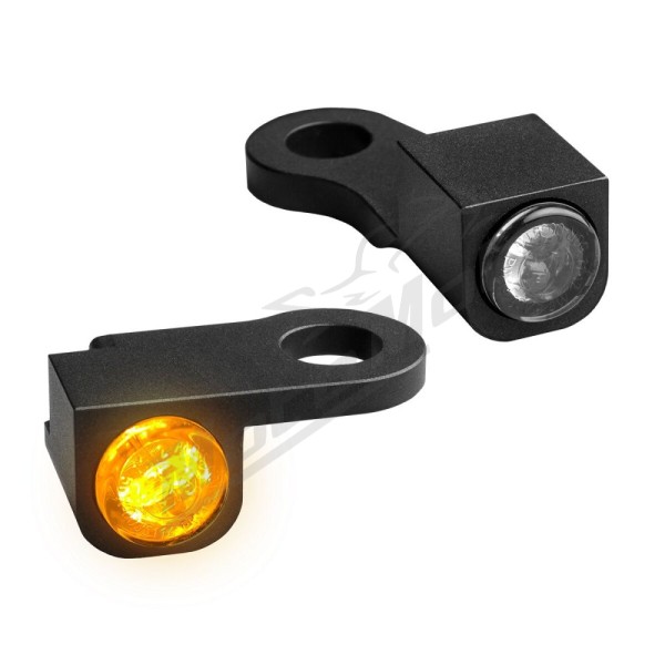 HEINZ BIKES NANO Series Handlebar Turn Signals Harley Davidson XL 883/1200 14-22