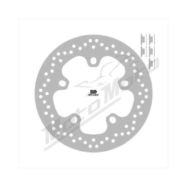 NG BRAKES Fixed Rear Brake Disc 260mm Indian FTR 1200cc 19-24