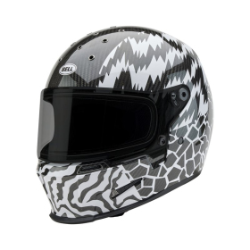 BELL Eliminator Carbon Helmet - Deathspray Gloss Black/White/Black
