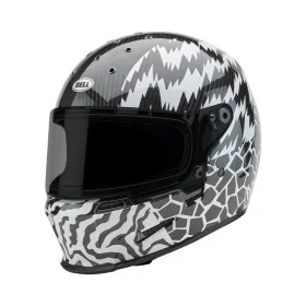 BELL Eliminator Carbon Helmet - Deathspray Gloss Black/White/Black