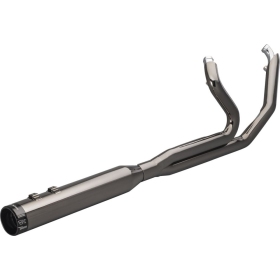 KHROME WERKS 2-into-1 Exhaust System with Three-Step Headers Harley Davidson FLH / FLHFB / FLHR / FLHRXS / FLHX / FLHXS / FLTRU / FLTRX / FLTRXSE 1750-1977 17-24