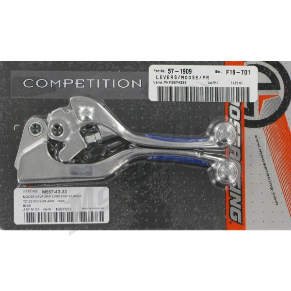 MOOSE OFFROAD Competition Lever Set Yamaha WR F / YZ / YZ F 125-450cc 01-12