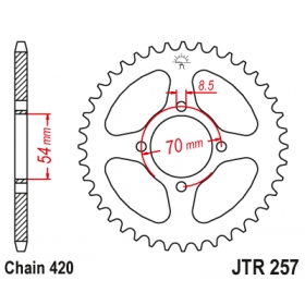 Rear sprocket JTR257