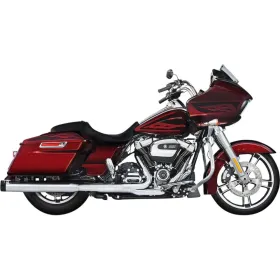 RINEHART RACING 800-0106C-ECA 4 Muffler Slip-On Duals for FLH / FLHR / FLHRC / FLHRXS / FLHTK 1750-1977cc 17-24