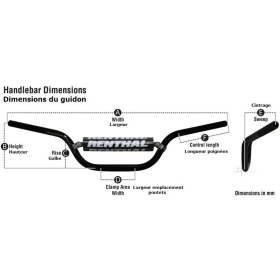 RENTHAL Fatbar 826 KTM High/Husq Enduro Handlebar 28,6mm