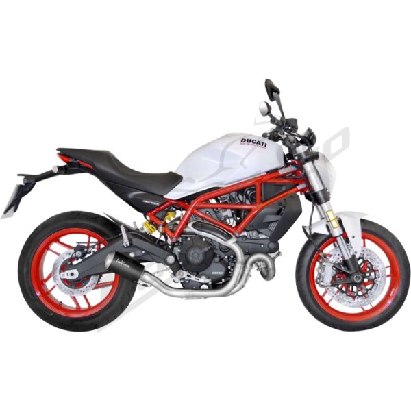 LEOVINCE LV-10 Black Edition Slip-On Muffler DUCATI SCRAMBLER 803 15-20