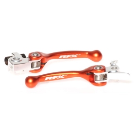 RFX Race Forged Flexible Lever Set Orange KTM SX / SX-F / EXC / EXC-F 250-500cc 2006-2013