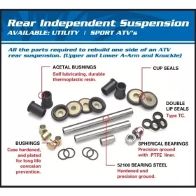 ALL BALLS Rear Suspension Bearing Polaris Sportsman Polaris Sportsman 500/800 06-13