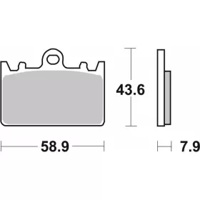 Brembo Brakepads Carbon-Ceramic Racing Front KAWASAKI