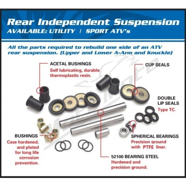 ALL BALLS Rear Suspension Bearing Polaris Sportsman Polaris Sportsman 500/800 06-13