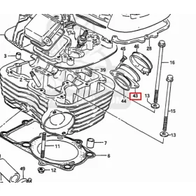 SALE! OEM Pipe Assy Intake Rear 1310245C00 Suzuki VS/VX/VZ 600-800 85-05