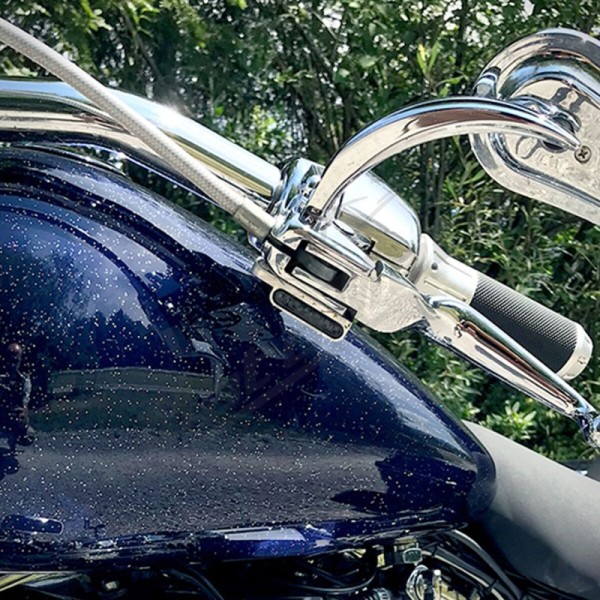 HEINZ BIKES Posūkiai/gabaritinės šviesos ant vairo Harley Davidson FLD / FXD / FXDB / FXDC / FXDL / FXDX / FXDXT 1340/1800 91-17 