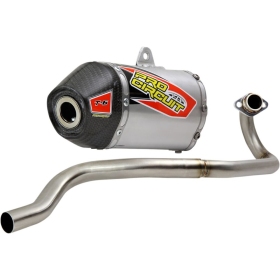 PRO CIRCUIT T-6 Exhaust System Stainless Steel/Aluminum/Carbon Fiber Kawasaki KLX 110 10-20