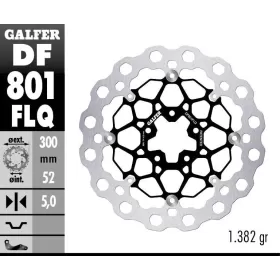 GALFER Cubiq Plaukiojantis priekinis stabdžių diskas Husqvarna / KTM 790-801cc 18-24