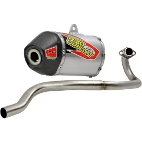 PRO CIRCUIT T-6 Exhaust System Stainless Steel/Aluminum/Carbon Fiber Kawasaki KLX 110 10-20