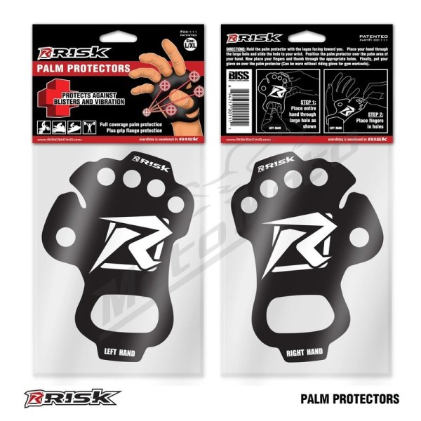 RISK RACING Palm Protectors - Size XL