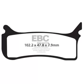 EBC EPFA Series Extreme Pro Sindered Brake Pads HUSABERG / KTM 450-650cc 04
