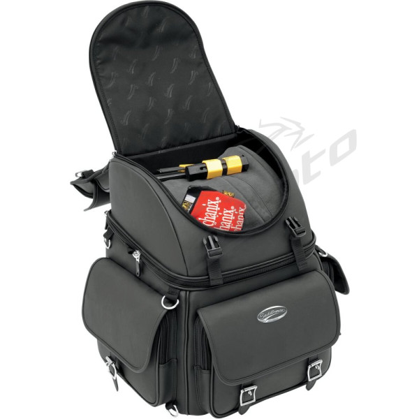 SADDLEMEN BR3400EX Backseat, and Sissy Bar Bag 55.7l