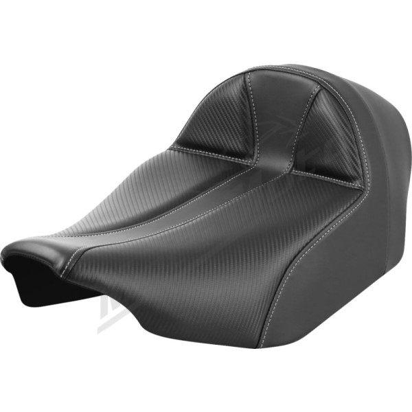 SADDLEMEN Dominator Carbon Fiber Seat Extended Harley Davidson FLHX / FLHXU / FLTRX / FLTRXSE 1923-2147 23-25