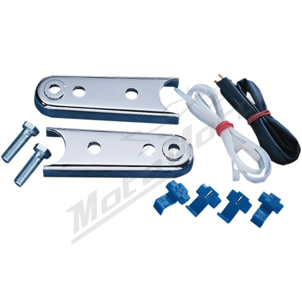DRAG SPECIALTIES Turn Signal Relocation Kit Harley Davidson FXST / FXSTB / FXSTC / FXSTD / FXSTDI 1340-1450cc 85-01