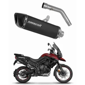 Triumph Tiger 800 XCA 2018-2020 Dominator duslintuvas HP6 BLACK + dB killer