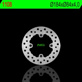 NG BRAKES 1108 fiksuotas stabdžių diskas KAWASAKI KX 80 83-00