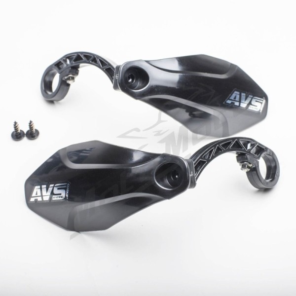 AVS RACING Handguards Kit Plastic Black