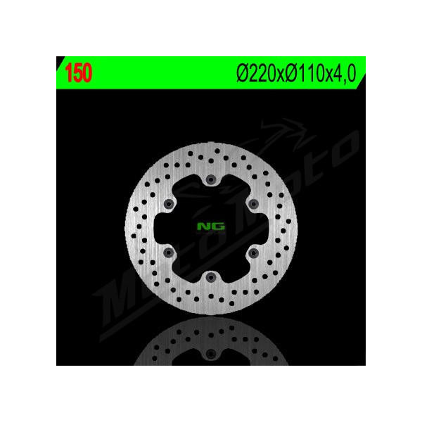NG Front Brake Disc 220X110X4mm KTM / MZ 125-250cc 90-02