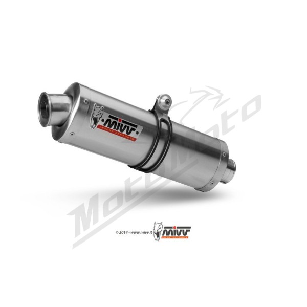 MIVV Oval Classic Slip-on Stainless Steel Aprilia RSV 1000 97-03