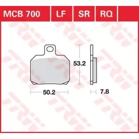 TRW All Round Sintered Metal Brake Pads Aprilia / Benelli / Bimota / Vagiva / Derbi / Ducati / KTM / MBK / Rieju / Yamaha 125-1299cc 97-24